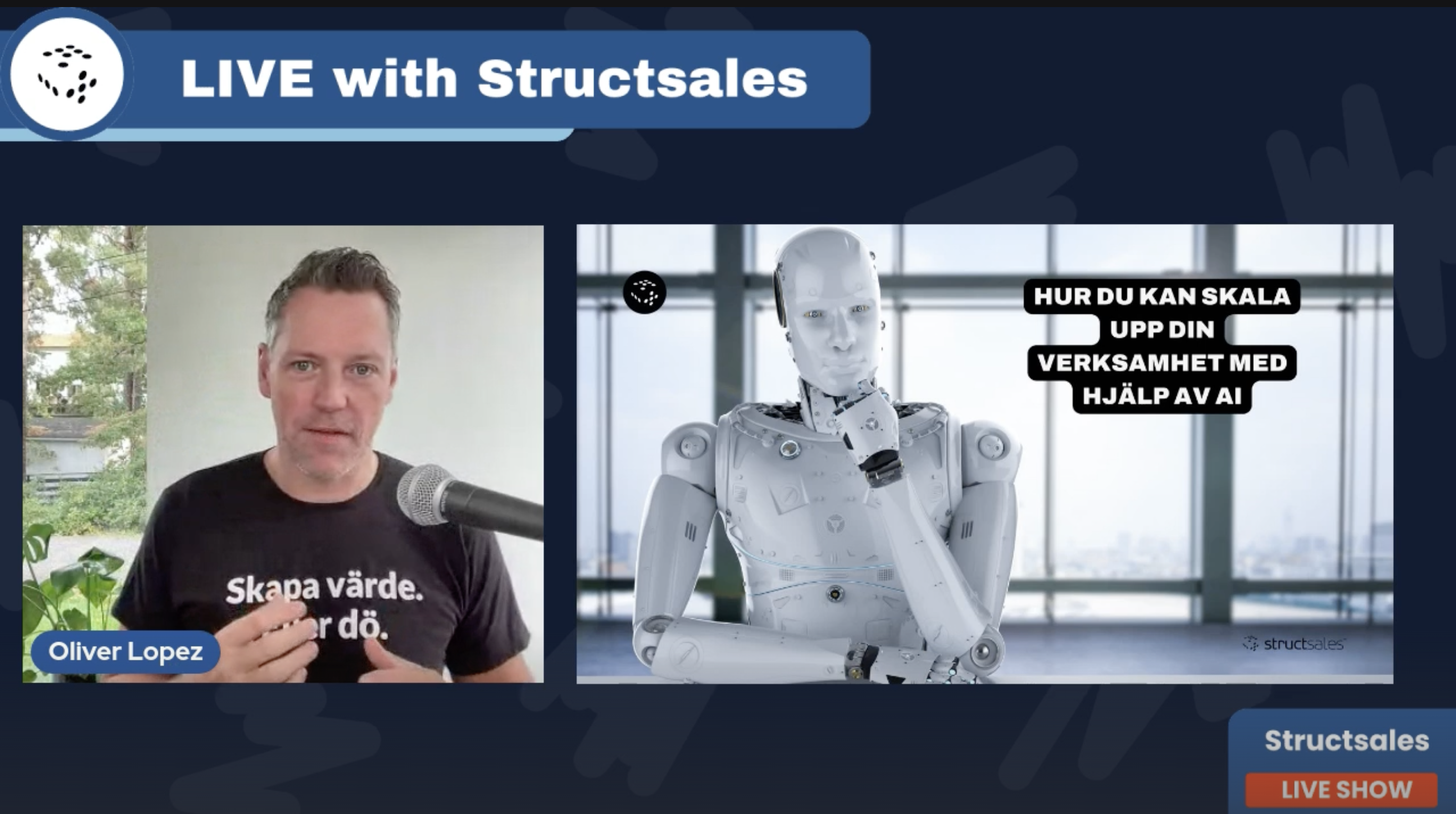 Live with Structsales and Oliver Lopez