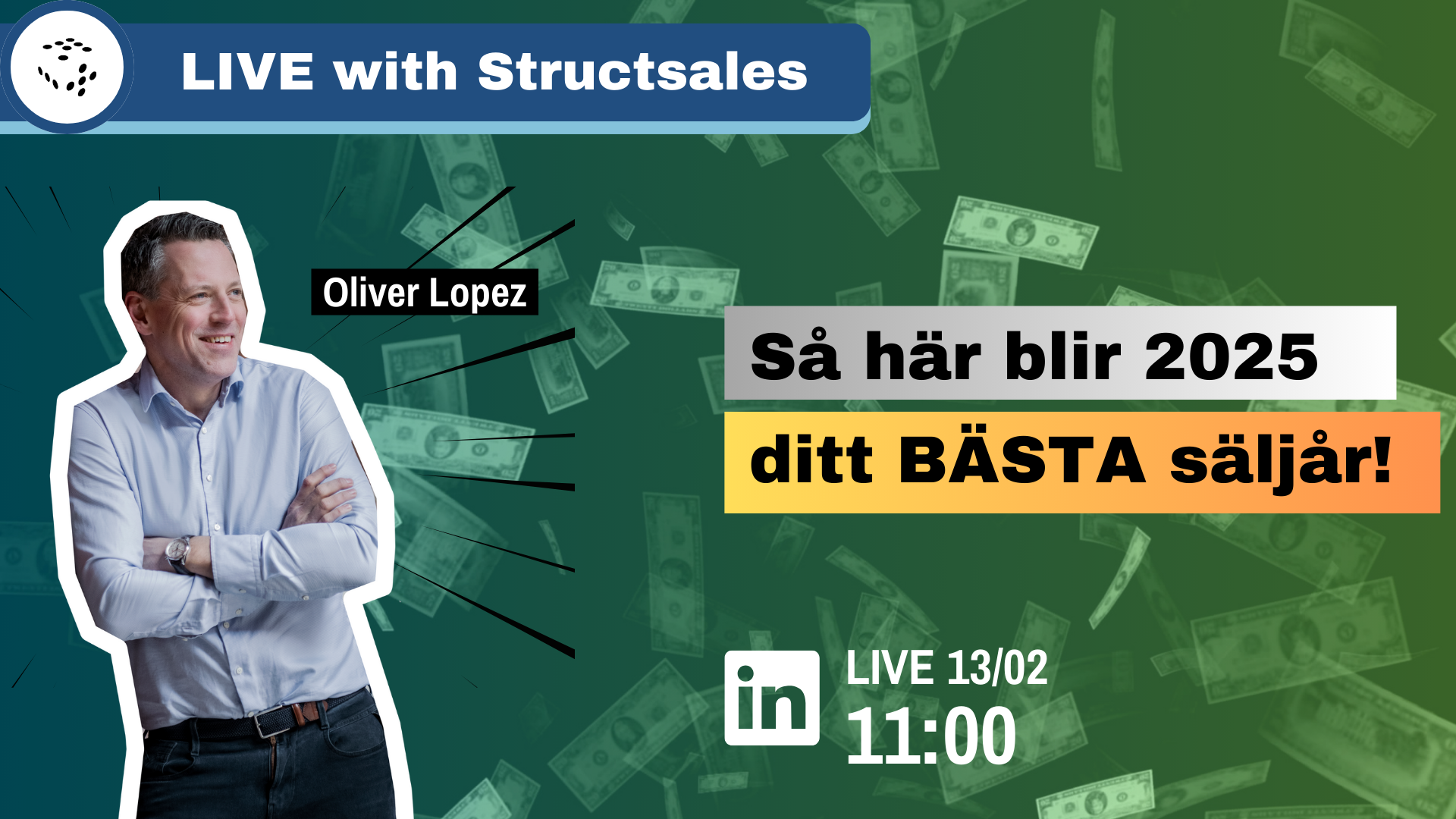 så här blir 2025 ditt bästa säljår linkedin live försäljning