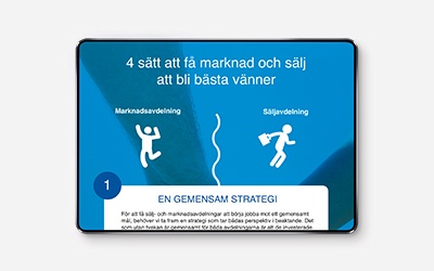 4 satt att få marknad och salj att bli basta vanner