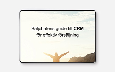 Säljchefens guide till CRM